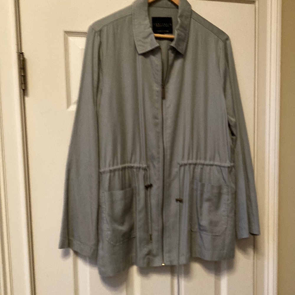 Sanctuary Zip Front Drawstring Jacket With Two Fr… - image 1